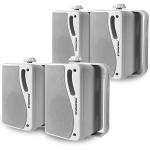 3.5'' Passive Outdoor Speakers Wired Waterproof,400W Premium Mountable Wall Mount Speakers with Superior Sound,All-Weather Durability,for Patio Marine Boat Garage Indoor(White 2 Pairs) 3.5'' Passive Outdoor Speakers Wired Waterproof,400W Premium Mountable Wall Mount Speakers with Superior Sound,All-Weather Durability,for Patio Marine Boat Garage Indoor(White 2 Pairs)
