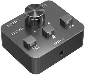 AS-J3 TRRS 3.5mm Headphone Switcher (Microphone Signal Supported), 1/8 4-Pole Headset Selector, Bidirectional 2-In-1-Out or 1-In-2-Out Stereo A/B Audio Switcher for PC Laptop Computer AS-J3 TRRS 3.5mm Headphone Switcher (Microphone Signal Supported), 1/8 4-Pole Headset Selector, Bidirectional 2-In-1-Out or 1-In-2-Out Stereo A/B Audio Switcher for PC Laptop Computer