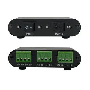 2-Way audio stereo Speaker selector Switcher Box, Combiner Multi Zone A B Speaker Switch Distribution Controller Box - P21 2-Way audio stereo Speaker selector Switcher Box, Combiner Multi Zone A B Speaker Switch Distribution Controller Box - P21