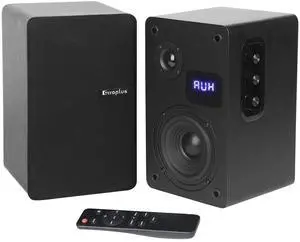 80W Powered Bookshelf Speakers, Desktop HiFi Stereo Speakers with 4 Inch Woofer, Record Player Speakers With Optical/ARC/RCA/BT/AUX Wired & Wireless Connection, Active Turntable Speakers for TV PC 80W Powered Bookshelf Speakers, Desktop HiFi Stereo Speakers with 4 Inch Woofer, Record Player Speakers With Optical/ARC/RCA/BT/AUX Wired & Wireless Connection, Active Turntable Speakers for TV PC