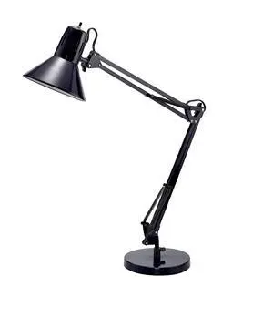 Office VLF100D Swing Arm Desk Lamp, Metal, 36" Reach with Multi-Joint Adjustment, Includes Replaceable LED Bulb (VLF), Black Office VLF100D Swing Arm Desk Lamp, Metal, 36" Reach with Multi-Joint Adjustment, Includes Replaceable LED Bulb (VLF), Black