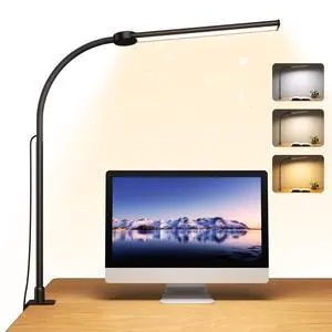 LED Desk Lamp for Home Office, Eye-Caring Architect Task Lamp with Clamp, Adjustable Gooseneck Desk Light, Clamp on Desk Lamps with Dimming, Flexible Craft Study Light for Office, Workbench LED Desk Lamp for Home Office, Eye-Caring Architect Task Lamp with Clamp, Adjustable Gooseneck Desk Light, Clamp on Desk Lamps with Dimming, Flexible Craft Study Light for Office, Workbench