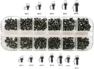 240pcs 12 Sizes Laptop Screws Kit, Notebook Computer Replacement Screws Assortment Kit,M2 M2.5 M3, for Lenovo Toshiba Gateway Samsung HP IBM Dell Sony Acer Asus SSD Hard Disk SATA SSD M.2 240pcs 12 Sizes Laptop Screws Kit, Notebook Computer Replacement Screws Assortment Kit,M2 M2.5 M3, for Lenovo Toshiba Gateway Samsung HP IBM Dell Sony Acer Asus SSD Hard Disk SATA SSD M.2