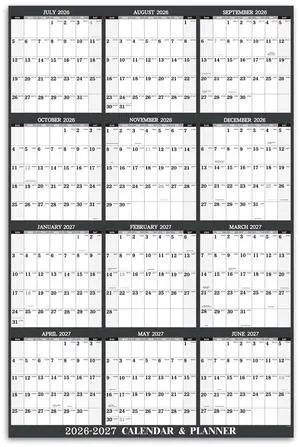 2026-2027 Yearly Wall Calendar - 26-27 Yearly Wall Calendar, Jul. 2026 - Jun. 2027, 34.3" x 22.8" (Open), Yearly Calendar 2026-2027 with Julian Date, Vertical Calendar with Premium Paper 2026-2027 Yearly Wall Calendar - 26-27 Yearly Wall Calendar, Jul. 2026 - Jun. 2027, 34.3" x 22.8" (Open), Yearly Calendar 2026-2027 with Julian Date, Vertical Calendar with Premium Paper