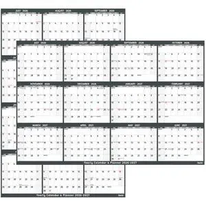 Dry Erase Calendar 2026-2027 Large Yearly Wall calendar, 38.2'' x 25.2'', 2-Side Reversible Calendar 2026-2027, Vertical/Horizontal, Jul 2026 Jun 2027, Wall Calendar with Notes, Stickers Grey Dry Erase Calendar 2026-2027 Large Yearly Wall calendar, 38.2'' x 25.2'', 2-Side Reversible Calendar 2026-2027, Vertical/Horizontal, Jul 2026 Jun 2027, Wall Calendar with Notes, Stickers Grey