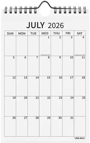 Small Wall Calendar 2026-2028, 24 Months 6''x9''ibukiu Small Wall Calendar 2026-2028, 24 Months 6''x9'' Mini Calendar July 2026 to June 2028, Minimalist Little Notepad Calendar for Fridge, Work, Desk Small Wall Calendar 2026-2028, 24 Months 6''x9''ibukiu Small Wall Calendar 2026-2028, 24 Months 6''x9'' Mini Calendar July 2026 to June 2028, Minimalist Little Notepad Calendar for Fridge, Work, Desk