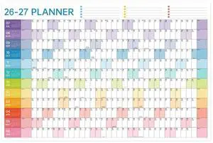 2026-2027 Yearly Wall Calendar - Calendar 2026-2027, Wall Calendar 12 Month, July 2026 - June 2027, 23.1"X 34.6" (Open), Full Year Calendar One Page, Annual Year Calendar with Stickers, Holidays 2026-2027 Yearly Wall Calendar - Calendar 2026-2027, Wall Calendar 12 Month, July 2026 - June 2027, 23.1"X 34.6" (Open), Full Year Calendar One Page, Annual Year Calendar with Stickers, Holidays