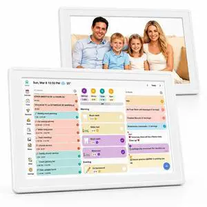 Digital Calendar Wall Planner 10.1 Inch Touch Screen WiFi Smart Electronic Planner with Third-Party Calendar Sync, Meal reminders Family Digital Picture Frame Photo frame Gift wall calendar Digital Calendar Wall Planner 10.1 Inch Touch Screen WiFi Smart Electronic Planner with Third-Party Calendar Sync, Meal reminders Family Digital Picture Frame Photo frame Gift wall calendar