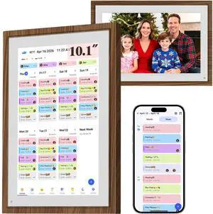 10.1 Inch Digital Calendar & Chore Chart Smart Touchscreen Interactive Display, Electronic Calendar for Family Organization, Digital Wall Calendar& Desk calendar for Family Schedules 10.1 Inch Digital Calendar & Chore Chart Smart Touchscreen Interactive Display, Electronic Calendar for Family Organization, Digital Wall Calendar& Desk calendar for Family Schedules