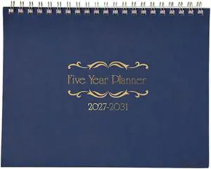 5 Year Calendar Planner Blue 5 Year Calendar Planner Blue