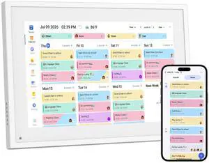 Digital Calendar, 10.1inch Smart WiFi Digital Calendar&Chore Chart, Touch Screen HD Display for Family Schedules, Share Moments Instantly from Anywhere, Gifts for Women Mom Digital Calendar, 10.1inch Smart WiFi Digital Calendar&Chore Chart, Touch Screen HD Display for Family Schedules, Share Moments Instantly from Anywhere, Gifts for Women Mom