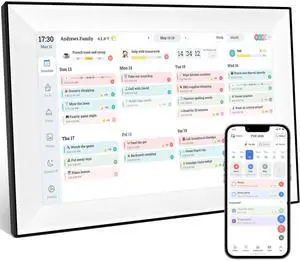 10.1 Inch touchscreen Digital Calenda,Smart WiFi Electronic calendar Chore Chart & Wall Planner,for Family, Meals, Photo Display, Wall/Desk Mount, Touch Screen,Gifts for Mom 10.1 Inch touchscreen Digital Calenda,Smart WiFi Electronic calendar Chore Chart & Wall Planner,for Family, Meals, Photo Display, Wall/Desk Mount, Touch Screen,Gifts for Mom