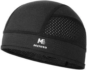 Cooling Skull Caps Helmet Liner, Lightweight Mesh Under Helmet Cycling Motorcycle Hard Hat Sweat Liner for Men Women (Black) Cooling Skull Caps Helmet Liner, Lightweight Mesh Under Helmet Cycling Motorcycle Hard Hat Sweat Liner for Men Women (Black)