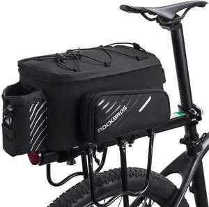 Bike Rack Bag Bicycle Bag Trunk Rear Rack Bag Bike Panniers Bike Accessories Basket Storage Luggage Saddle Shoulder Bag 13L for E bike, Bicycle With Rain Cover Biking Accessories Gear Bike Rack Bag Bicycle Bag Trunk Rear Rack Bag Bike Panniers Bike Accessories Basket Storage Luggage Saddle Shoulder Bag 13L for E bike, Bicycle With Rain Cover Biking Accessories Gear