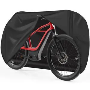 Bike Cover for 1 Bike - 600D Bike Covers Outdoor Storage Waterproof & Heavy Duty, Bicycle Cover for Single eBike, Mountain Bike, Road Bike, Hybrid Bike, Beach Cruiser Bike, Scooter and More Bike Cover for 1 Bike - 600D Bike Covers Outdoor Storage Waterproof & Heavy Duty, Bicycle Cover for Single eBike, Mountain Bike, Road Bike, Hybrid Bike, Beach Cruiser Bike, Scooter and More