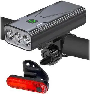 Bike Lights for Night Riding USB Bike Light Set, Bicycle Front Headlight and Back Taillight, 3/5 Light Modes,for Road Cycling Bike Lights for Night Riding USB Bike Light Set, Bicycle Front Headlight and Back Taillight, 3/5 Light Modes,for Road Cycling