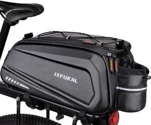 Bike Bags for Bicycle Rear rack - 9.5L/17L/40L Hard Shell Waterproof Bike Ebike Trunk Pannier Saddle Seat Bag Carrier with Reflector, Rain Cover & Shoulder Strap for Commuter Travel Outdoor Bike Bags for Bicycle Rear rack - 9.5L/17L/40L Hard Shell Waterproof Bike Ebike Trunk Pannier Saddle Seat Bag Carrier with Reflector, Rain Cover & Shoulder Strap for Commuter Travel Outdoor