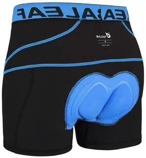Men's 3D Padded Bike Shorts Cycling Underwear MTB Liner Road Biking Bicycle Clothes Blue M Men's 3D Padded Bike Shorts Cycling Underwear MTB Liner Road Biking Bicycle Clothes Blue M