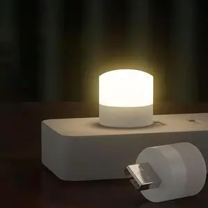 5 Pcs USB Mini Portable LED Night Lamps, Round Soft Warm Eye-Care Plug-in Light, Energy Saving Lamp for Dorm Bedside Use 5 Pcs USB Mini Portable LED Night Lamps, Round Soft Warm Eye-Care Plug-in Light, Energy Saving Lamp for Dorm Bedside Use