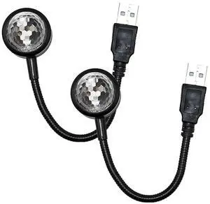 Star Projector Night Light, Portable USB LED Ambient Light - 4 Colors & 9 Modes Atmosphere Star Lights for Car Decor, Ceiling, Bedroom, Party (2PCS) Star Projector Night Light, Portable USB LED Ambient Light - 4 Colors & 9 Modes Atmosphere Star Lights for Car Decor, Ceiling, Bedroom, Party (2PCS)