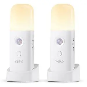 Motion Sensor Night Light, 2000mAh Rechargeable Night Lights Battery Powered, Portableimmable Nightlights with 5 Brightness Levels for Kids,Adults (Warm White 2Pack) Motion Sensor Night Light, 2000mAh Rechargeable Night Lights Battery Powered, Portableimmable Nightlights with 5 Brightness Levels for Kids,Adults (Warm White 2Pack)