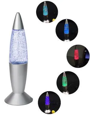 Glitter Lamp LED Vintage Mini 7.28'' Night Light Lamp with USB Multi Color Changing Rocket Light for Kids Boys Girls Adult Bedroom Glitter Lamp LED Vintage Mini 7.28'' Night Light Lamp with USB Multi Color Changing Rocket Light for Kids Boys Girls Adult Bedroom