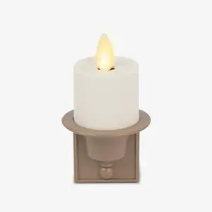 Flameless Candle Nightlight w/Dusk to Dawn Light Dark Auto Sensor, Timeless Taupe Wall Plug Indoor Night LED Light w/Real-Flame Effect Technology, Bathroom Bedroom Hallway, No Remote Needed Flameless Candle Nightlight w/Dusk to Dawn Light Dark Auto Sensor, Timeless Taupe Wall Plug Indoor Night LED Light w/Real-Flame Effect Technology, Bathroom Bedroom Hallway, No Remote Needed