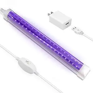 UV LED Black Light, 10W LED Tube for BlackLights Bulbs Replacement, Poster, UV Art, Bedroom, BlackLights for Halloween and Parties UV LED Black Light, 10W LED Tube for BlackLights Bulbs Replacement, Poster, UV Art, Bedroom, BlackLights for Halloween and Parties