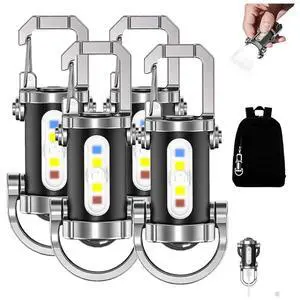 Portable Rechargeable Keychain Flashlight, 1200 Lumens Mini Key Chain Light with 7 Modes, EDC Small Flashlights Rechargeable Waterproof, Tiny LED Flashlight for Keychain Purse Pocket for Men Women Portable Rechargeable Keychain Flashlight, 1200 Lumens Mini Key Chain Light with 7 Modes, EDC Small Flashlights Rechargeable Waterproof, Tiny LED Flashlight for Keychain Purse Pocket for Men Women