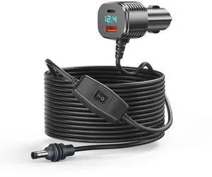 Starlink Mini 3-in-1 Car Charger Power Cable 10FT 12V-48V DC Starlink Mini 3-in-1 Car Charger Power Cable 10FT 12V-48V DC