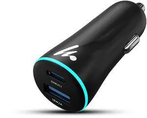 PD 51W Superfast Charging Wozoyo Car Charger, with Type C and USB A, Power Delivery, PPS & QC 3.0, Dual Port (33W + 18W), 12V24V Compatible, Multi-Layer Protection, 2-Years Manufacturer Warranty PD 51W Superfast Charging Wozoyo Car Charger, with Type C and USB A, Power Delivery, PPS & QC 3.0, Dual Port (33W + 18W), 12V24V Compatible, Multi-Layer Protection, 2-Years Manufacturer Warranty