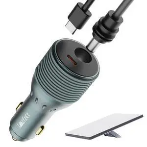 Starlink Mini Car Adapter 12V/24V to 30V, 2-in-1 Car Charger with DC & USB-C for Starlink Mini, 90W Cigarette Lighter Adapter, Supports 16AWG 50M Cable, Ideal for RV, Boat, Trailer Starlink Mini Car Adapter 12V/24V to 30V, 2-in-1 Car Charger with DC & USB-C for Starlink Mini, 90W Cigarette Lighter Adapter, Supports 16AWG 50M Cable, Ideal for RV, Boat, Trailer