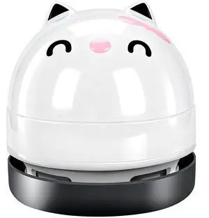 Mini Desktop Vacuum Cleaner, Portable USB Vacuum Cleaner for Desk Mini Cute Cartoon Desktop Vacuum for Cleaning Eraser Crumbs, Dust, Crumbs, Computer, Keyboard and Car (White) Mini Desktop Vacuum Cleaner, Portable USB Vacuum Cleaner for Desk Mini Cute Cartoon Desktop Vacuum for Cleaning Eraser Crumbs, Dust, Crumbs, Computer, Keyboard and Car (White)