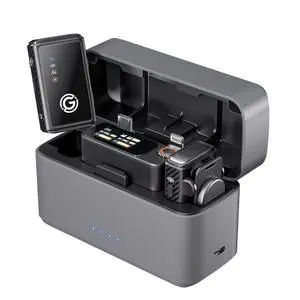 Wireless Microphone for iPhone/Android/Camera, AI Noise Cancelling with 56H Battery, 656ft Range & Internal Recording, Magnetic Clip-On for Streaming/Vlog/Interview Wireless Microphone for iPhone/Android/Camera, AI Noise Cancelling with 56H Battery, 656ft Range & Internal Recording, Magnetic Clip-On for Streaming/Vlog/Interview