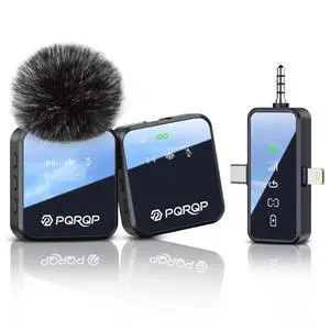3 in 1 Wireless Mini Microphone for iPhone, Android, Camera,328ft Range, 18H Battery Life,High-Fidelity Audio Clip on Mic for Content Creators-Soot Black 3 in 1 Wireless Mini Microphone for iPhone, Android, Camera,328ft Range, 18H Battery Life,High-Fidelity Audio Clip on Mic for Content Creators-Soot Black