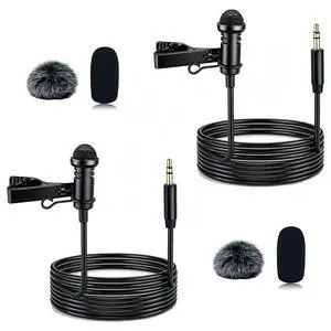 2-Pack Lavalier Microphone for DJI MIC 1/2 & Rode Wireless GO II 2-Pack Lavalier Microphone for DJI MIC 1/2 & Rode Wireless GO II