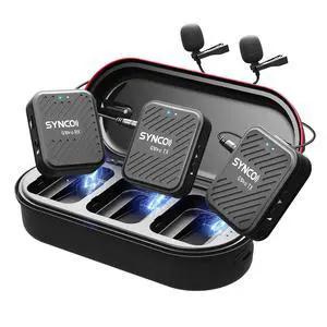 Wireless Lavalier Microphones & System, G1(A2) Pro Lapel Mic Dual Pack with Charging Case Noise Cancellation 492FT 8H for Online Class/YouTube/Tiktok, Vlogging-Lav-Mics-for-Camera Wireless Lavalier Microphones & System, G1(A2) Pro Lapel Mic Dual Pack with Charging Case Noise Cancellation 492FT 8H for Online Class/YouTube/Tiktok, Vlogging-Lav-Mics-for-Camera