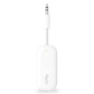 AirFly Pro | Bluetooth Wireless Transmitter/Receiver Adapter for 2 Headphones, Audio Sharing, Compatible with 3.5mm aux Jack for Airplanes, TV, Gym, Stereo, and Travel, 25+ Hr Battery AirFly Pro | Bluetooth Wireless Transmitter/Receiver Adapter for 2 Headphones, Audio Sharing, Compatible with 3.5mm aux Jack for Airplanes, TV, Gym, Stereo, and Travel, 25+ Hr Battery