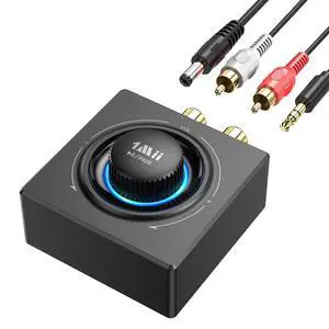 B06T3 Bluetooth 6.0 Receiver for Home Stereo, RCA & 3.5mm AUX Jack B06T3 Bluetooth 6.0 Receiver for Home Stereo, RCA & 3.5mm AUX Jack