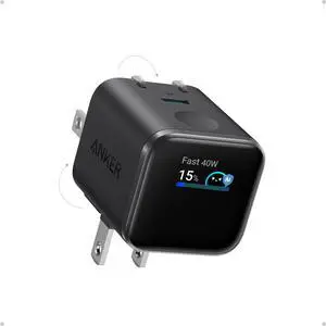 Smart Display Charger, Anker Nano USB C Charger Block, 45W Max GaN Phone Charger,180° Foldable Plug,Smart Recognition,Built-in Care Mode,for iPhone17/16/15(Non-Battery,One USB-C Port,No Cable) Smart Display Charger, Anker Nano USB C Charger Block, 45W Max GaN Phone Charger,180° Foldable Plug,Smart Recognition,Built-in Care Mode,for iPhone17/16/15(Non-Battery,One USB-C Port,No Cable)