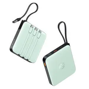 Portable Power Bank Built-in Cables, 20000mAh 22.5W Fast Charging USB C Battery Pack, Travel Essentials, Phone Charger Battery for iPhone 17/16/15 Series, Samsung Galaxy Series, Green(1 Pack) Portable Power Bank Built-in Cables, 20000mAh 22.5W Fast Charging USB C Battery Pack, Travel Essentials, Phone Charger Battery for iPhone 17/16/15 Series, Samsung Galaxy Series, Green(1 Pack)