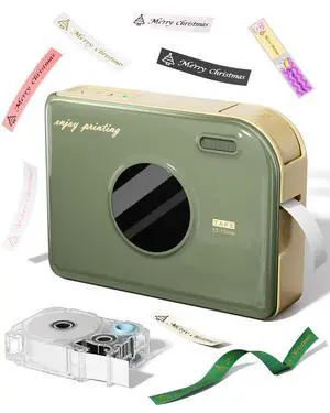 Ribbon Label Maker with Waterproof Labels, A30 Bluetooth Mini Label Maker Machine with Tape 12mm 0.47 White, Portable Ribbon Printer Rechargeable for Gift Wrap, Cloth Name Tag, in/Outdoor Use Ribbon Label Maker with Waterproof Labels, A30 Bluetooth Mini Label Maker Machine with Tape 12mm 0.47 White, Portable Ribbon Printer Rechargeable for Gift Wrap, Cloth Name Tag, in/Outdoor Use