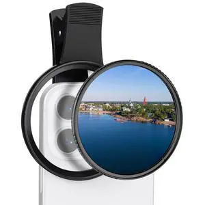 CONCEPT 67mm Clip-on CPL Phone Camera Lens Filter Kit, Circular Polarizer Polarizing Filter Compatible with iPhone 16 15 14 13 12 11 CONCEPT 67mm Clip-on CPL Phone Camera Lens Filter Kit, Circular Polarizer Polarizing Filter Compatible with iPhone 16 15 14 13 12 11