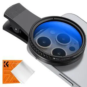 CONCEPT 52mm Clip-on CPL Phone Camera Lens Filter Kit, Circular Polarizer Polarizing Filter Compatible with iPhone 17 16 15 14 13 12 11 CONCEPT 52mm Clip-on CPL Phone Camera Lens Filter Kit, Circular Polarizer Polarizing Filter Compatible with iPhone 17 16 15 14 13 12 11