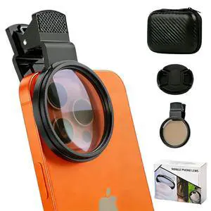 37mm Clip-On CPL Filter Circular Polarizing Lens Kit to Eliminate Glare & Boost Color, Optical Multi-Coated Glass with Universal Clip for Mobile Photography for Android Phone iPhone 6 7 8 9 10 11 12 37mm Clip-On CPL Filter Circular Polarizing Lens Kit to Eliminate Glare & Boost Color, Optical Multi-Coated Glass with Universal Clip for Mobile Photography for Android Phone iPhone 6 7 8 9 10 11 12