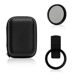 52mm Clip-On Circular Polarizer (CPL) Lens Filter Kit Professional Phone Camera Filter for iPhone 1711 & Compatible DSLR Cameras 52mm Clip-On Circular Polarizer (CPL) Lens Filter Kit Professional Phone Camera Filter for iPhone 1711 & Compatible DSLR Cameras