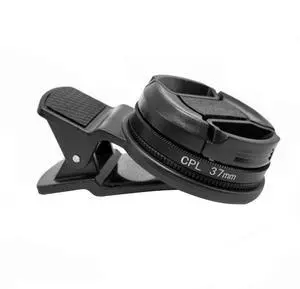 37mm CPL Filter, Universal Circular Polarizer Lens Filter, Cell Phone Lens Accessory Kit, Includes CPL Lens and Lens Clip 37mm CPL Filter, Universal Circular Polarizer Lens Filter, Cell Phone Lens Accessory Kit, Includes CPL Lens and Lens Clip