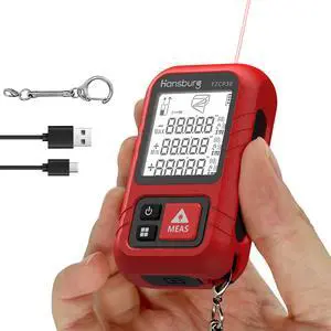 Laser Measurement Tool 98 Ft / 30m 8-in-1 Modes Digital Laser Tape Measure Portable Chargeable Medidor Laser for Length, Area, Wall Area, Volume and 4 Pythagorean Modes with IP65 Waterproof Laser Measurement Tool 98 Ft / 30m 8-in-1 Modes Digital Laser Tape Measure Portable Chargeable Medidor Laser for Length, Area, Wall Area, Volume and 4 Pythagorean Modes with IP65 Waterproof