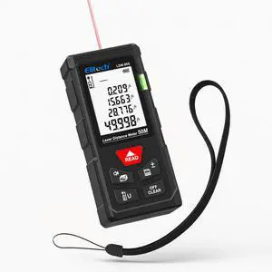 Laser Measure 165ft, Digital Laser Tape Measure for Home Decor & DIY, Handheld Distance Meter with Bubble Level, 99 Data Memory - Easier Than Metal Tape (Battery & Hand Strap Included) Laser Measure 165ft, Digital Laser Tape Measure for Home Decor & DIY, Handheld Distance Meter with Bubble Level, 99 Data Memory - Easier Than Metal Tape (Battery & Hand Strap Included)