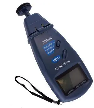 3 in 1 Tri-Mode Contact and Laser Non-Contact RPM Tach Digital Photo Tachometer and Linear Speed Surface Distance Measure Meter with Four Wheels 3 in 1 Tri-Mode Contact and Laser Non-Contact RPM Tach Digital Photo Tachometer and Linear Speed Surface Distance Measure Meter with Four Wheels
